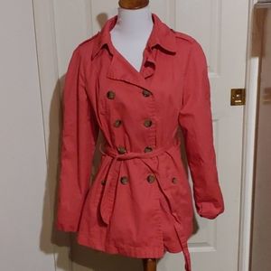 St. John's Bay Double Breasted Trench Peacoat